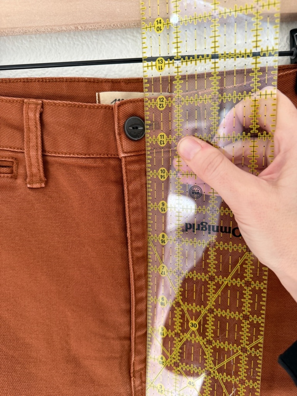 Madewell Emmett Wide Leg Cropped Pants - Rust / Orange - 28 - Picture 7 of 9